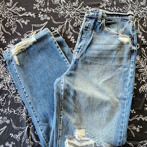 Cello Blue Denim with Destruction